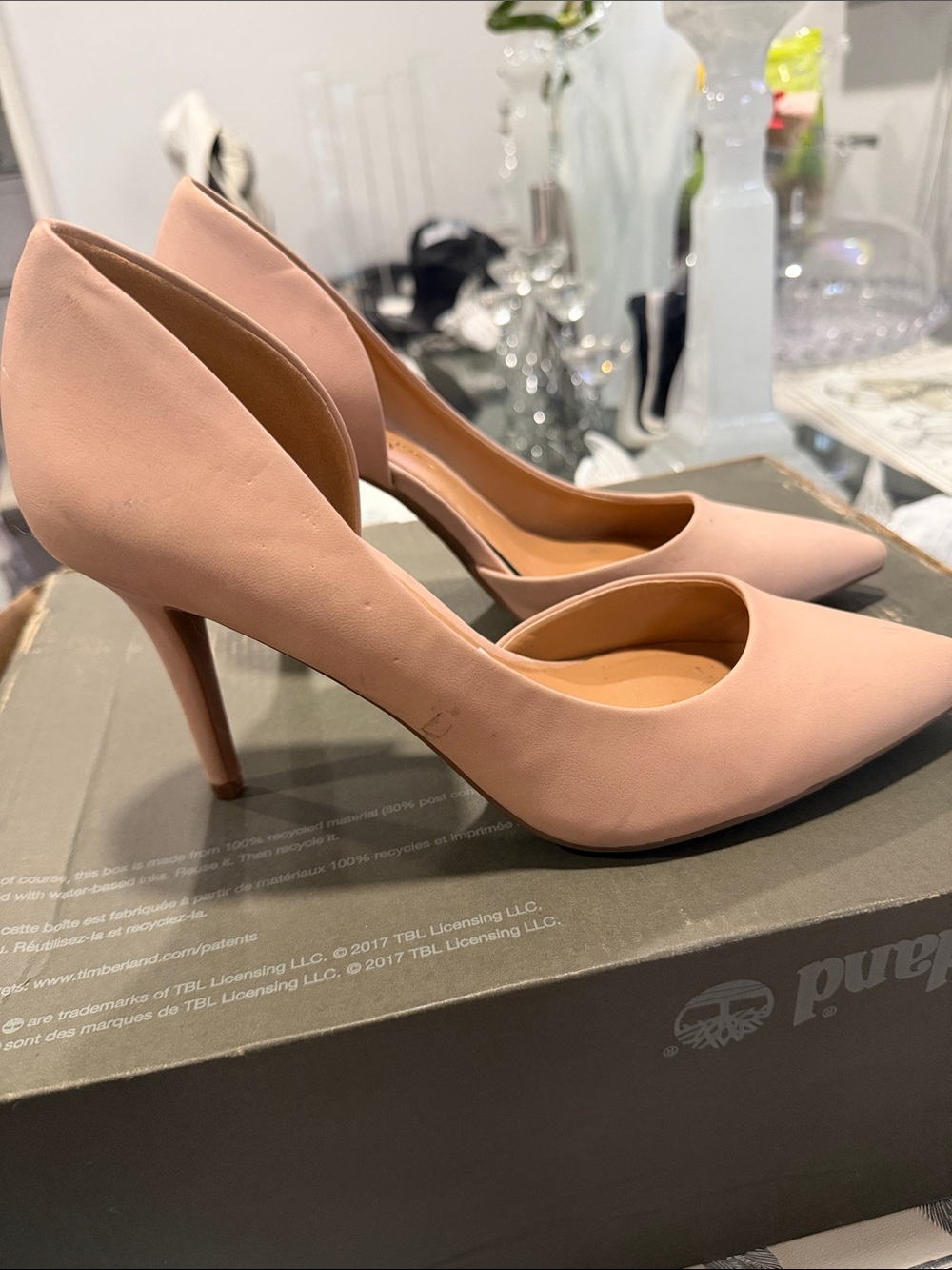 Jessica Simpson Pointed-Toe Stiletto Pumps - Dusty Pink